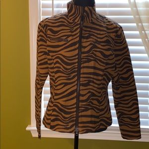 Clara S Animal print jacket,  Size L